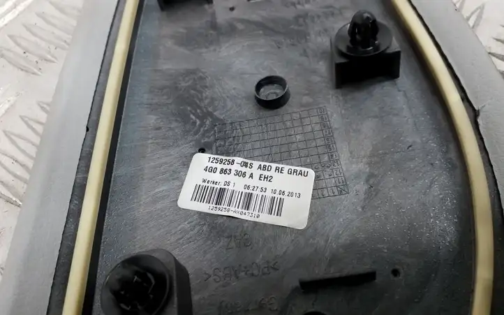 Audi A6 C7 (2011 - 2014) 4G0863306A Передняя боковая обшивка салона — фото 2