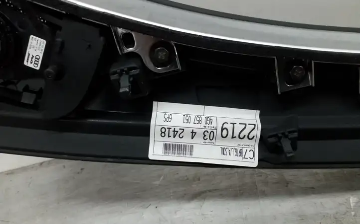 Audi A6 Allroad C7 (2012 - 2014) 4G0857051 Центральная отделка панели приборов — фото 9