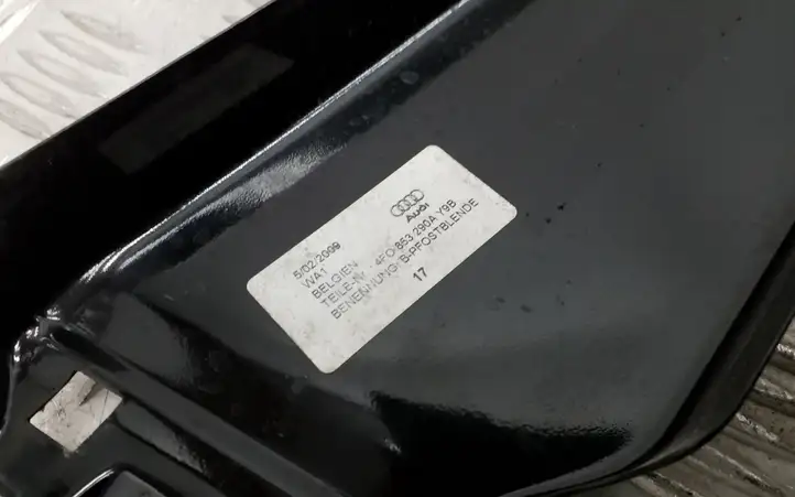 Audi A6 S6 C6 4F (2008 - 2011) 4F0853290A Накладка стекла передней двери — фото 3