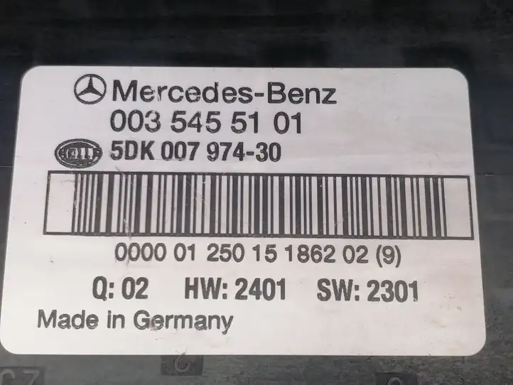 Mercedes-Benz C W203 (2000 - 2007) 0035455101 Блок предохранителей — фото 8