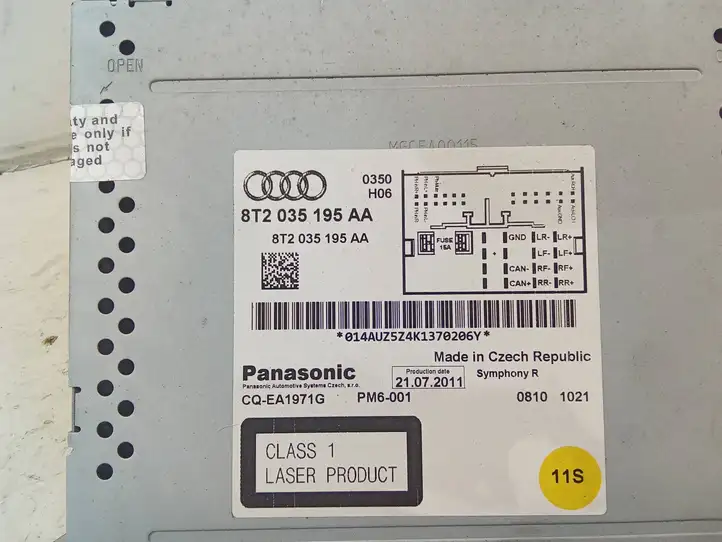 Audi A5 8T 8F (2007 - 2011) 8T2035195AA Магнитола / мультимедийная система — фото 2