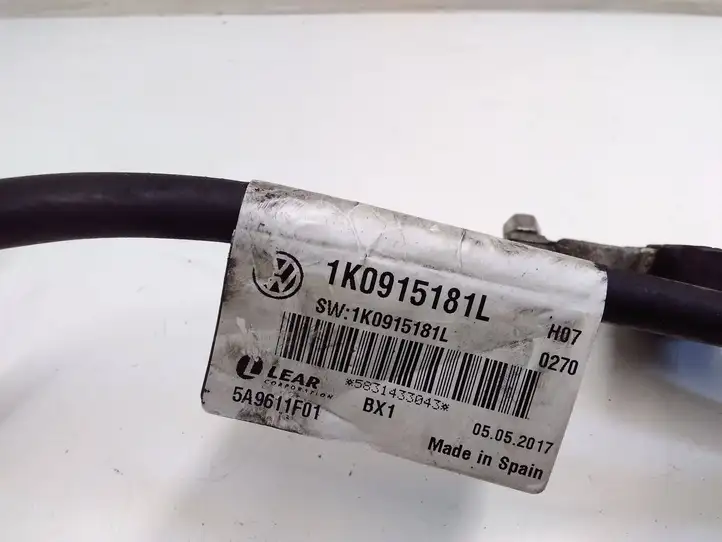 Volkswagen Sharan (2015 - )  1K0915181L Минусовый провод (аккумулятора)