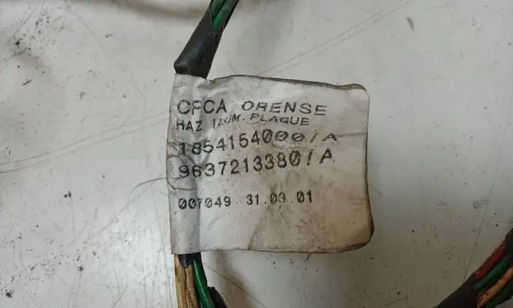 Peugeot 607 (2000 - 2004)  9637213380A Проводка датчиков парковки