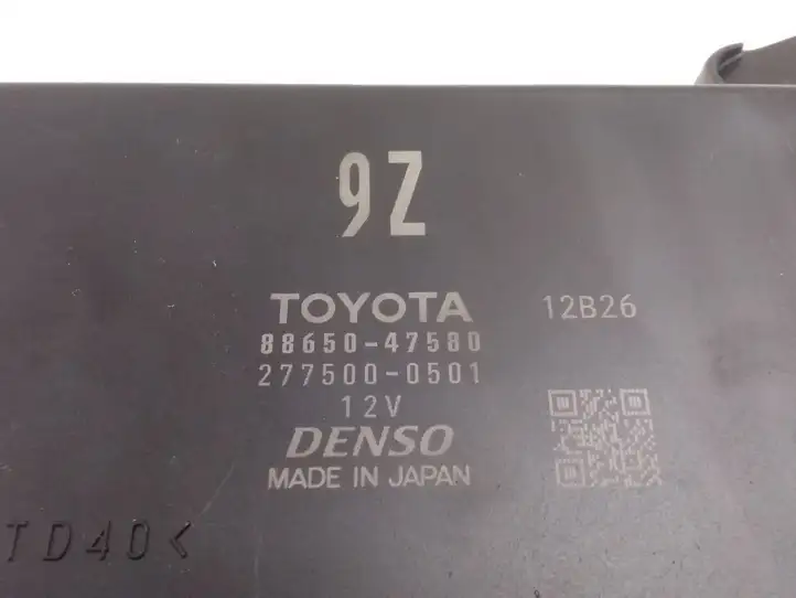 Toyota Prius (XW50) (2015 - ) 8865047580 Модуль управления кондиционером — фото 2