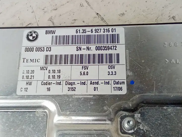 BMW 7 E65 E66 (2001 - 2008)  6927316 Модуль управления сидением