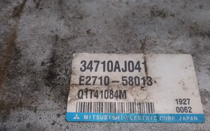 Subaru Outback (2009 - 2014) 34710AJ041 Блок управления усилителем руля — фото 2