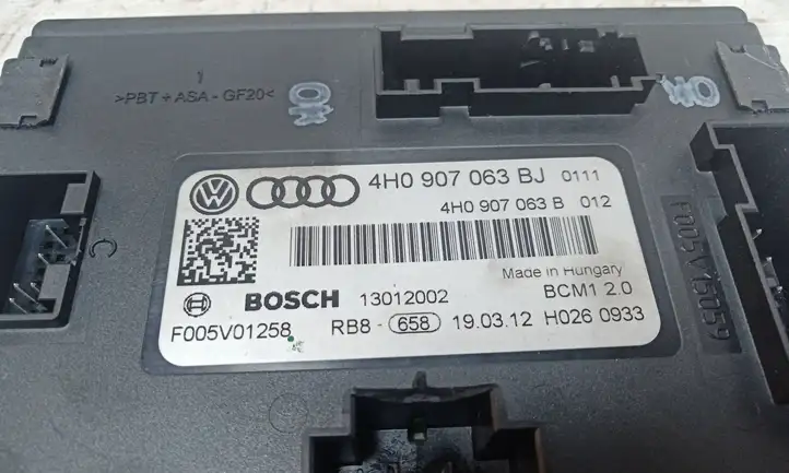 Audi A6 C7 (2011 - 2014) 4H0907063BJ Модуль комфорта — фото 2