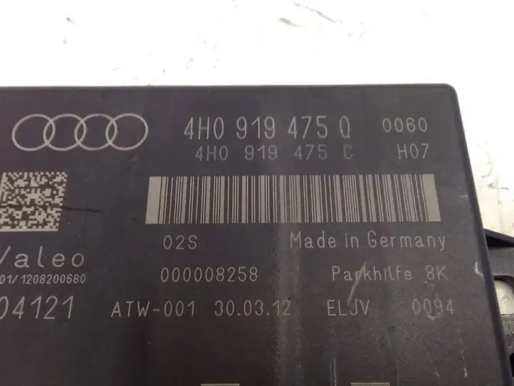Audi A6 C7 (2011 - 2014) 4H0919475Q Блок управления парктрониками — фото 2