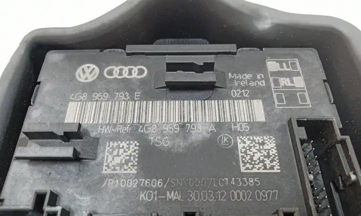 Audi A6 C7 (2011 - 2014) 4G8959793A Блок управления дверью — фото 2