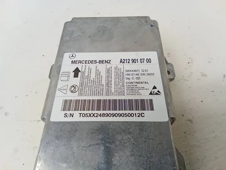 Mercedes-Benz E W212 (2009 - 2016)  A2129010700 Блок управления надувных подушек