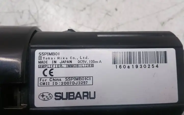 Subaru Outback (2009 - 2014) 2007DJ3297 Включатель зажигания и стартера — фото 2