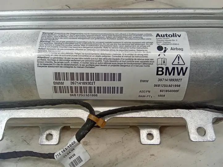 BMW 7 E65 E66 (2001 - 2008) 39714189302T Подушка безопасности пассажира — фото 3