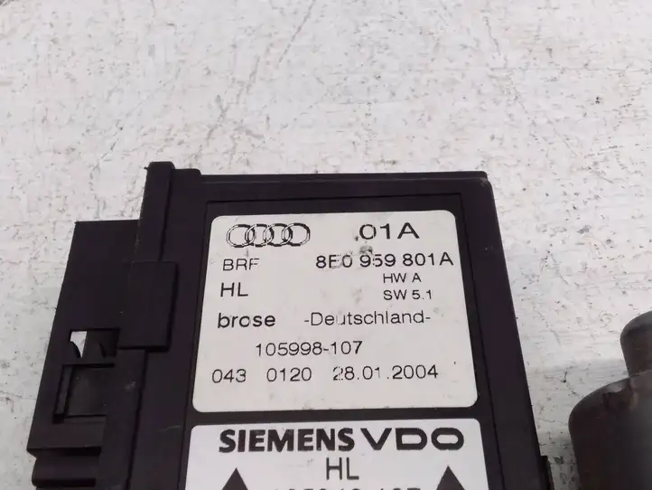 Audi A4 S4 B6 8E 8H (2000 - 2006) 8E0959801A Стеклоподъемник задней двери — фото 2