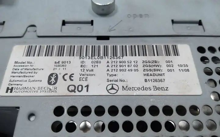 Mercedes-Benz E W212 (2009 - 2016) A2129005212 Магнитола / мультимедийная система — фото 2