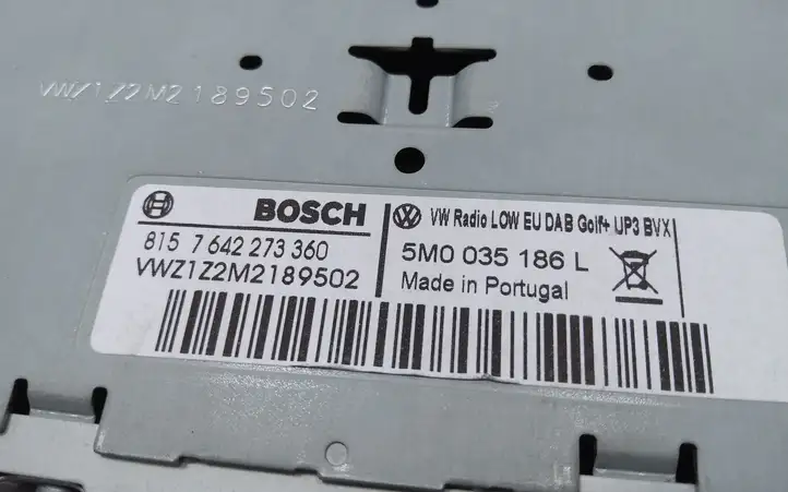 Volkswagen Polo V 6R (2009 - 2015) 5M0035186L Магнитола / мультимедийная система — фото 2