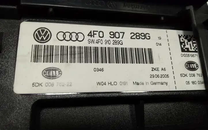 Audi A6 S6 C6 4F (2004 - 2008) 4F0907289G Блок управления светом — фото 2