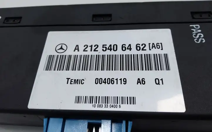 Mercedes-Benz E W212 (2009 - 2016) A2125406462 Блок управления пневмоподвеской — фото 2