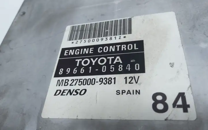 Toyota Corolla Verso AR10 (2004 - 2009) 8966105840 Блок управления двигателем (ЭБУ) — фото 2