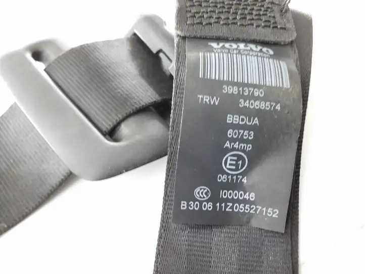 Volvo S60 (2010 - 2013) P039813790 Задний ремень безопасности — фото 2