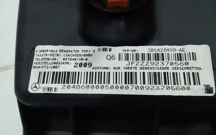 Mercedes-Benz C W204 (2007 - 2014) 305428499AE Подушка безопасности пассажира — фото 4