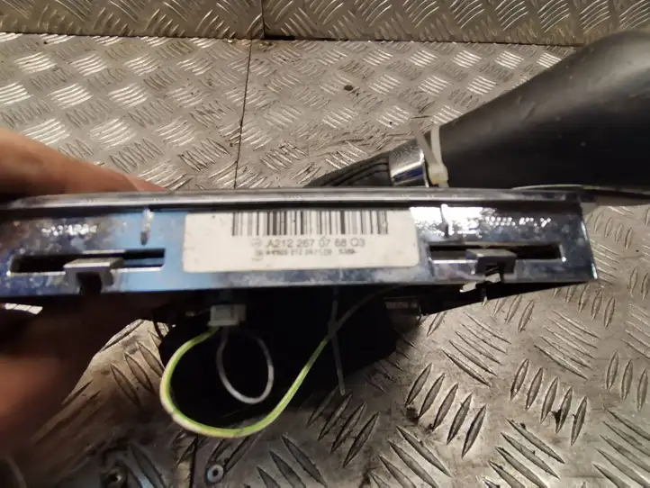 Mercedes-Benz E W212 (2009 - 2016)  A2122670788 Отделка рычага переключения передач (кожа, головка)