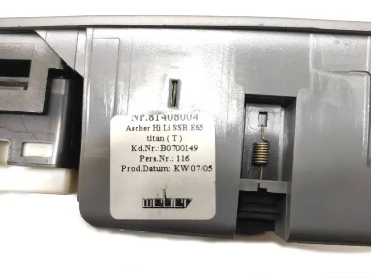 BMW 7 E65 E66 (2001 - 2008) 7024607 Кнопка стеклоподъемников — фото 3