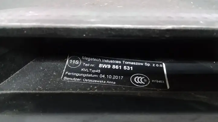 Audi A4 S4 B9 (2015 - 2019) 8W9861531 Пол багажника — фото 3