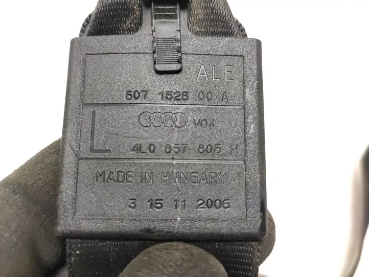 Audi Q7 4L (2005 - 2009) 4L0857805H Задний ремень безопасности — фото 1