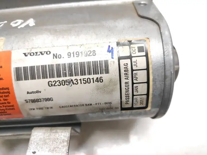 Volvo XC70 (2004 - 2007) 9191928 Подушка безопасности пассажира — фото 5