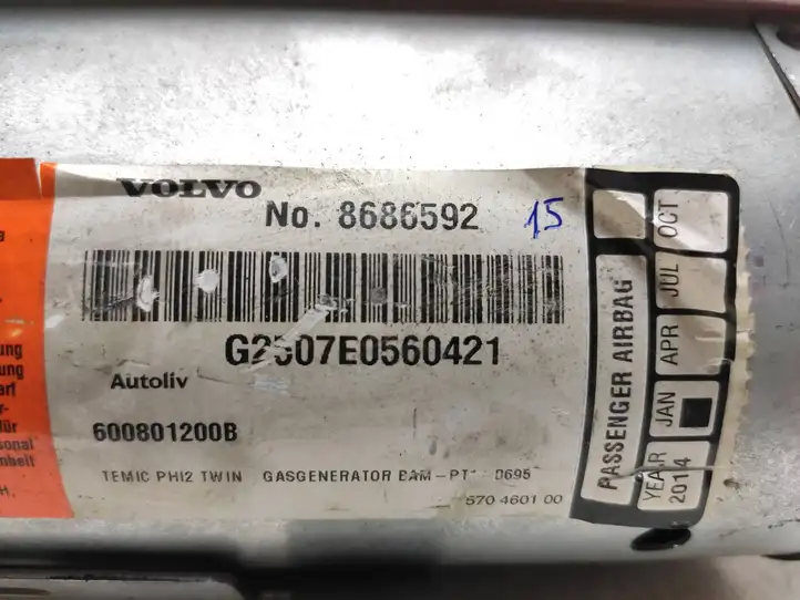 Volvo XC90 (2006 - 2014) 8686592 Подушка безопасности пассажира — фото 7