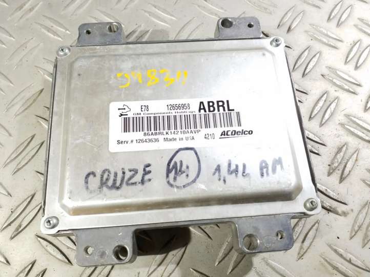 Chevrolet Cruze (2012 - 2015)  12656958 Блок управления двигателем ECU
