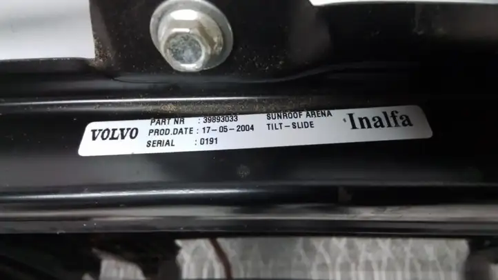 Volvo XC90 (2002 - 2006) 39893033 Комплект люка крыши — фото 2
