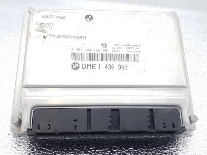 BMW 3 E36 (1991 - 2000)  1430940 Блок управления двигателем ECU