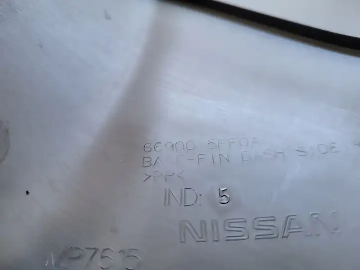 Nissan Micra K14 (2017 - ) Внутренняя отделка переднего порога — фото 6