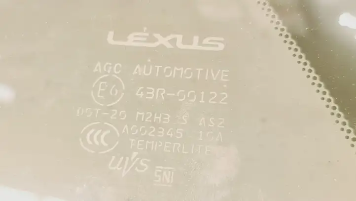 Lexus CT 200H (2010 - 2013) E643R00122 Заднее боковое стекло — фото 3