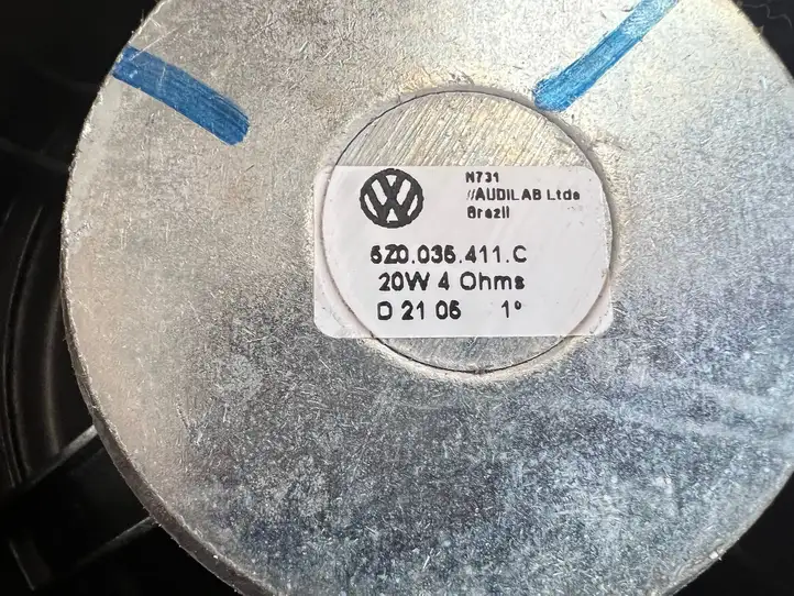 Volkswagen Fox (2005 - 2009) 5Z0035411C Динамики задних дверей — фото 2