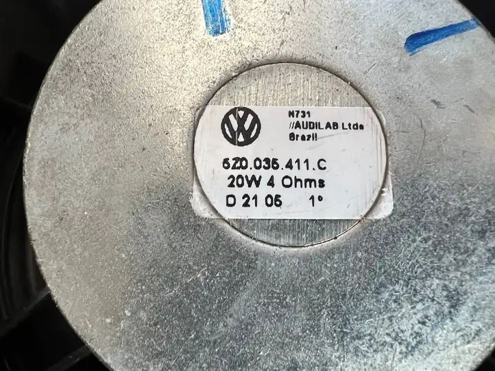 Volkswagen Fox (2005 - 2009) 5Z0035411C Динамики задних дверей — фото 4