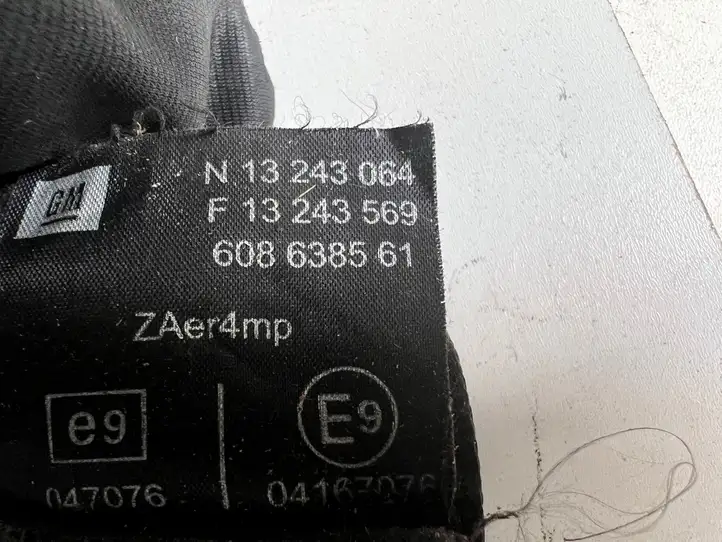 Opel Meriva A (2002 - 2006) 13243064 Передний ремень безопасности — фото 2