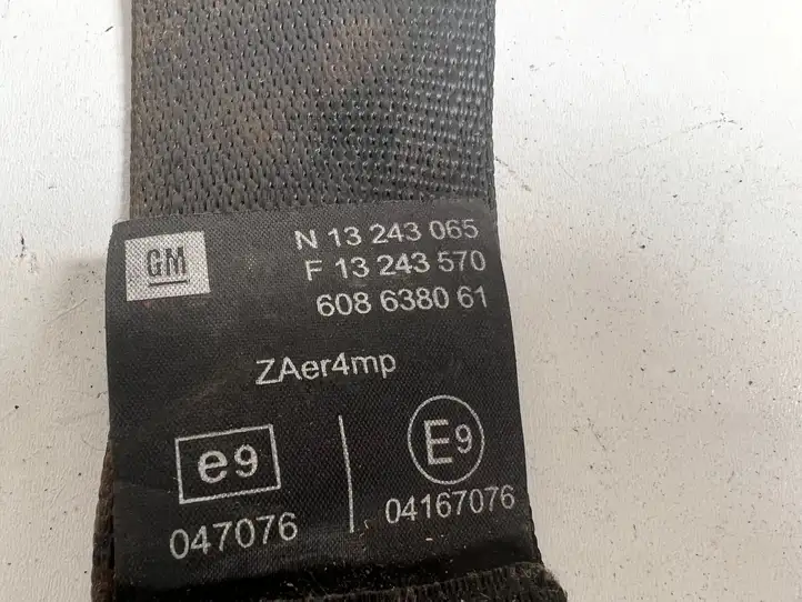 Opel Meriva A (2002 - 2006) 13243065 Передний ремень безопасности — фото 2