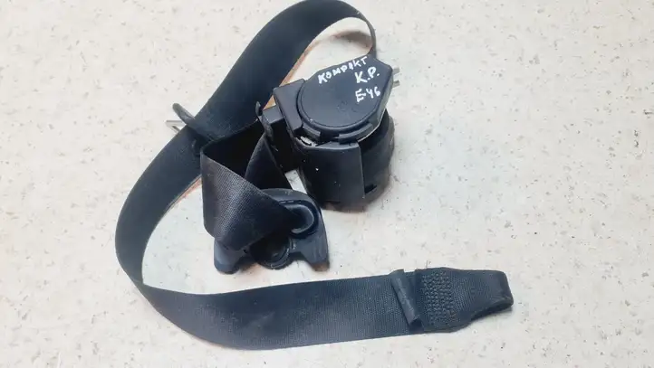 BMW 3 E46 (1998 - 2005) 7126193 Передний ремень безопасности — фото 1