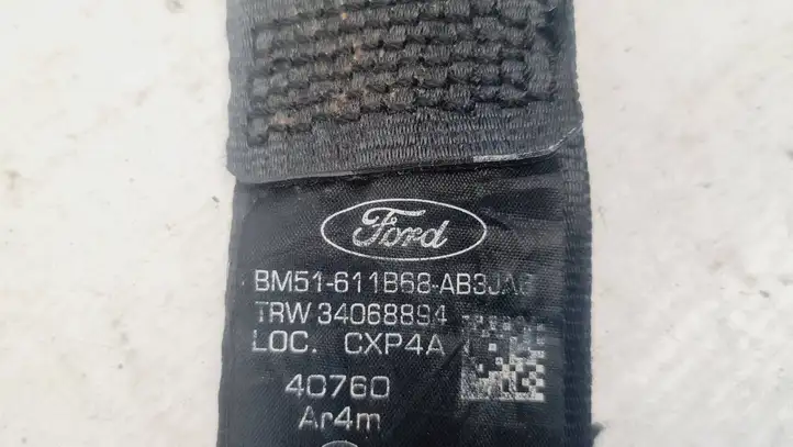 Ford Focus (2011 - 2015) BM51611B68AB Задний ремень безопасности — фото 2