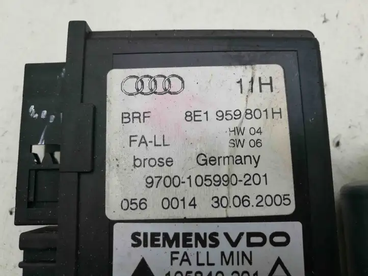 Audi A4 S4 B7 8E 8H (2004 - 2009) 8E1959801H Стеклоподъемник задней двери — фото 3