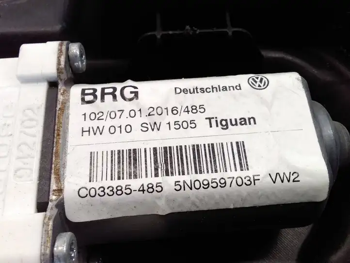 Volkswagen Tiguan (2011 - 2016) 5N0959703F Стеклоподъемник передней двери (комплект) — фото 2