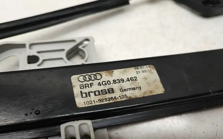 Audi A6 C7 (2011 - 2014) 4G0839462 Стеклоподъемник задней двери без мотора — фото 3