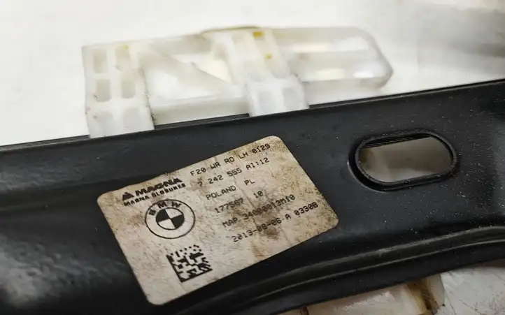 BMW 1 F20 F21 (2011 - 2019)  7242555 Передний комплект электрического механизма для подъема окна