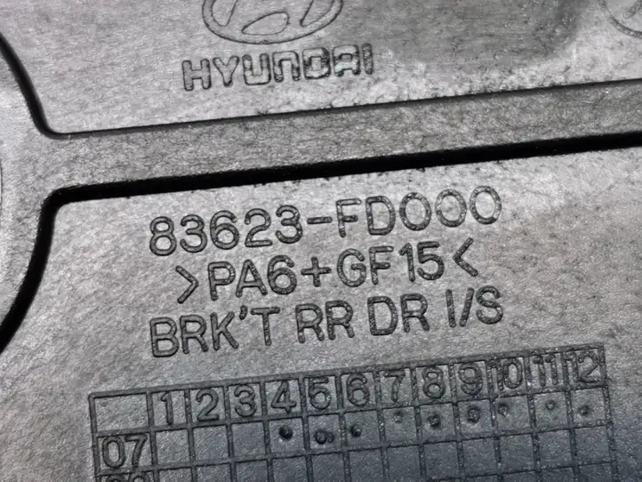 Hyundai i30 (2007 - 2012)  83623FD000 Внутренняя ручка