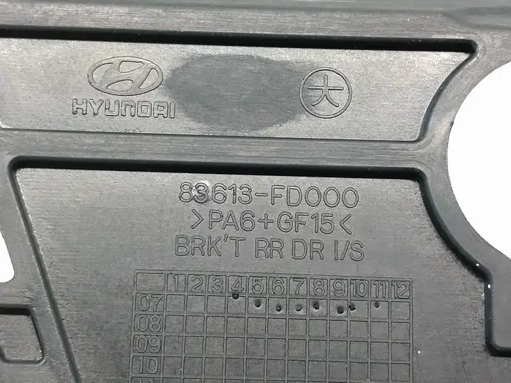 Hyundai i30 (2007 - 2012) 83613FD000 Внутренняя ручка задней двери — фото 8