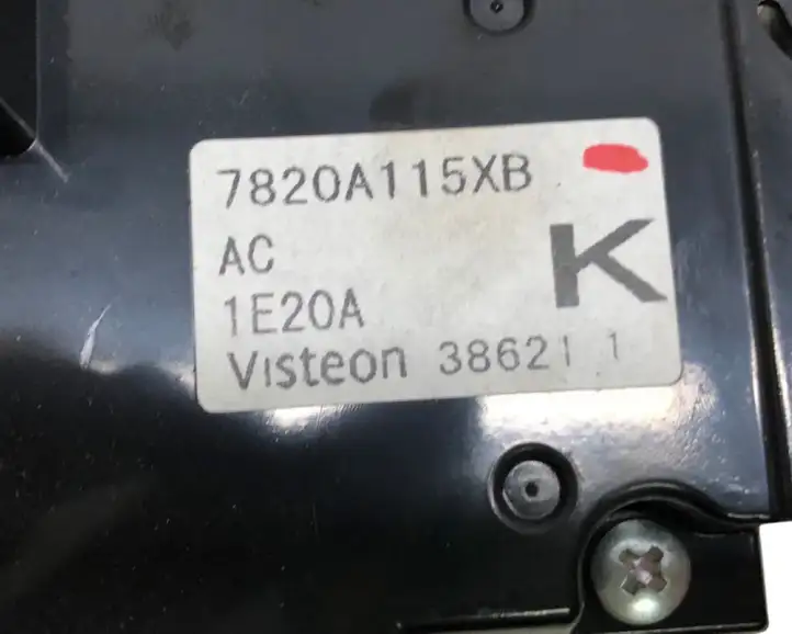 Mitsubishi ASX (2010 - 2016) 7820A115XB Модуль управления кондиционером — фото 6