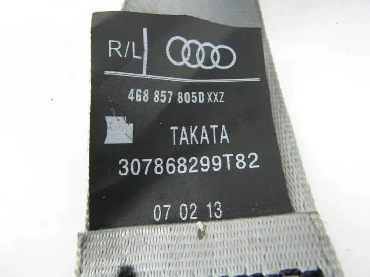 Audi A6 C7 (2011 - 2014) Задний ремень безопасности — фото 5