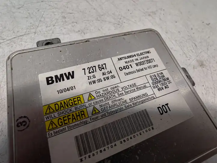 BMW 5 F10 F11 (2009 - 2016) 7237647 Блок розжига ксенона — фото 3